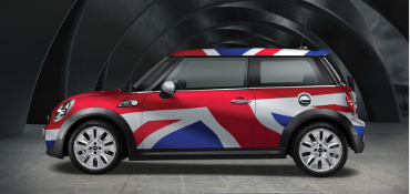 Union Jack Car Wrap